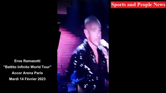 Sono Eros Ramazotti et Alejandro Sanz - Battito Infinito World Tour