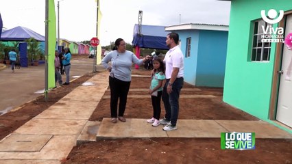 Entregan más viviendas en la Urbanización Villa Santiago en honor al General Sandino