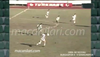 Bursaspor 4-0 Samsunspor [HD] 17.12.1989 - 1989-1990 Turkish 1st League Matchday 12