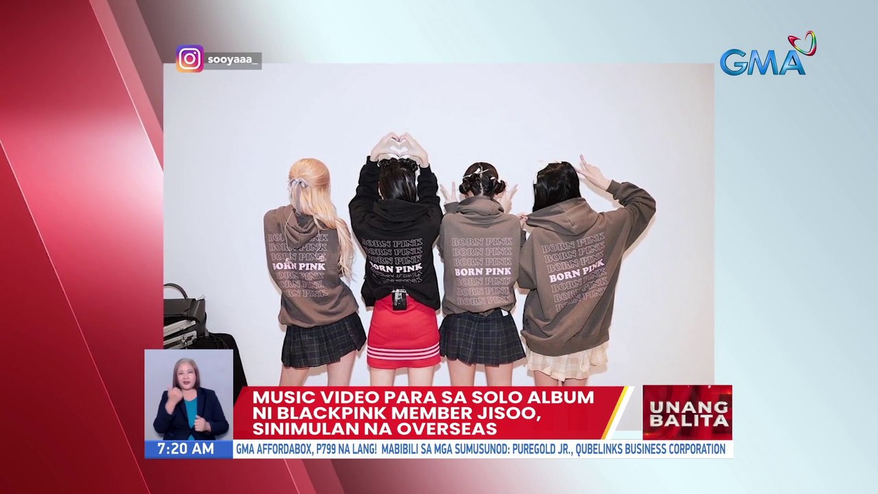 Music video para sa solo album ni Blackpink mem...