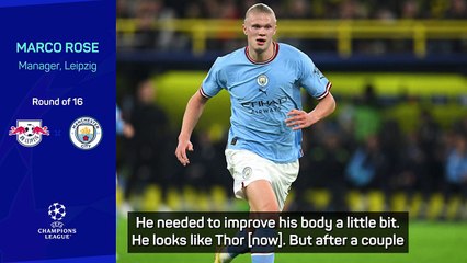 Erling Haaland looks like Thor and is crazy about scoring - Marco Rose
