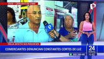 Cercado de Lima: Comerciantes denuncian constantes cortes de luz en la zona