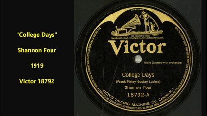 College Days - Shannon Four (1919)