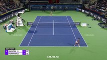 Highlights: Swiatek besiegt Fernandez in Dubai