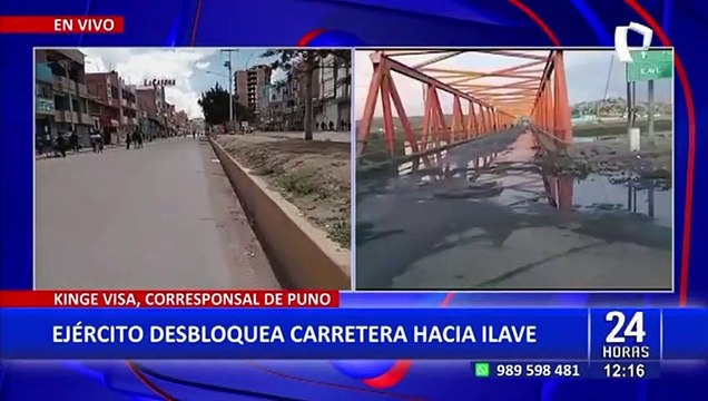 Puno: manifestantes vuelven a bloquear carretera hacia Ilave