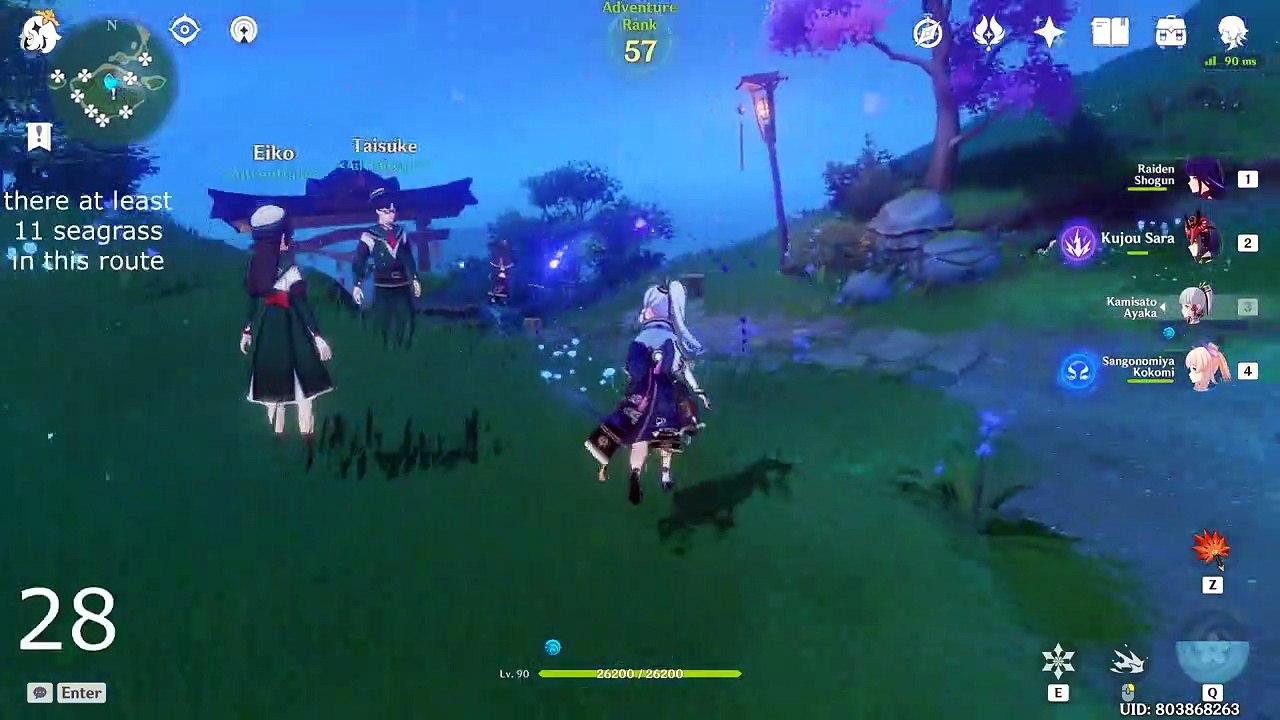 Genshin Impact | Seagrass Farming Route and Location Part 2 Seirai Island