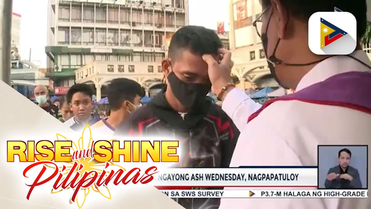 “Magbagong-buhay ka at sa mabuting balita sumampalataya," tema ng mga misa ng Ash Wednesday ngayong taon