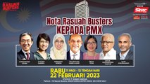 Nota Rasuah Busters kepada PMX