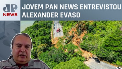 Alexander Evaso explica os impactos dos temporais na geografia do litoral paulista