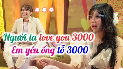 Người ta LOVE YOU 3000 tới lượt em yêu ảnh LỖ 3000, cô vợ DẠI TRAI khiến cả trường quay CƯỜI NGẤT