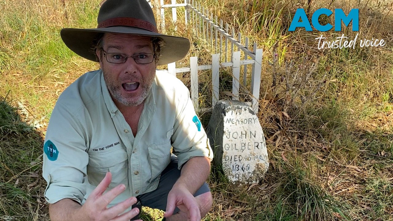 Tim The Yowie Man visit Bushranger Gilbert's Grave - video Dailymotion