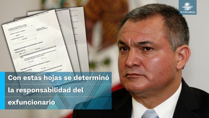 Estos son los formatos con los que el jurado declaro culpable a Genaro García Luna