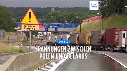 Warum 40 km lange LKW-Schlangen an Grenze von Polen nach Belarus?