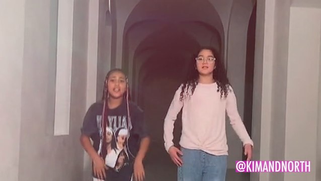 Kim Kardashian & Mariah Carey Team Up With Daughters North & Monroe For Epic Tiktok
