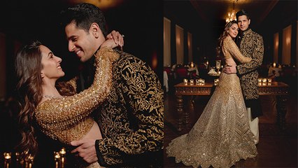 Kiara Sidharth Sangeet Look Viral, Golden Lehenga Details Reveal | Boldsky