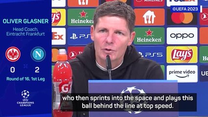Glasner 'impressed' by Napoli after defeat in Frankfurt