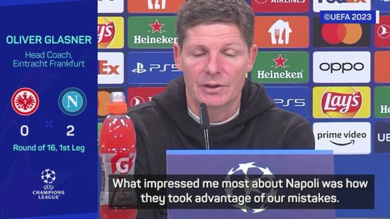 Glasner 'impressed' by Napoli after defeat in Frankfurt