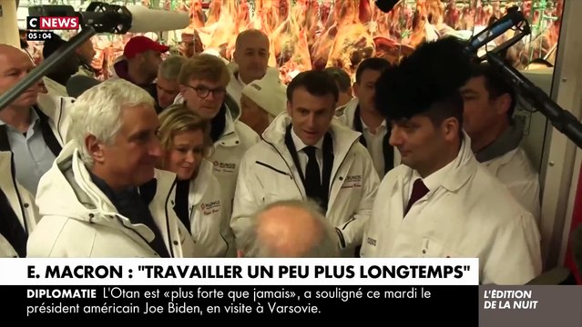 Le résumé de la visite du Président de la République Emmanuel Macron à Rungis le 21 février 2023