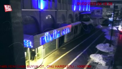 Kahramanmaraş merkezli deprem anlarında yaşananlar kamerada