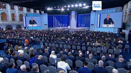 Download Video: Biden y Putin dan sus visiones opuestas de la guerra en Ucrania en vísperas del primer aniversario