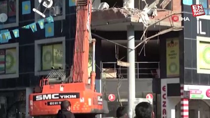 Diyar Galeria İş Merkezi’nin yıkımına başlandı