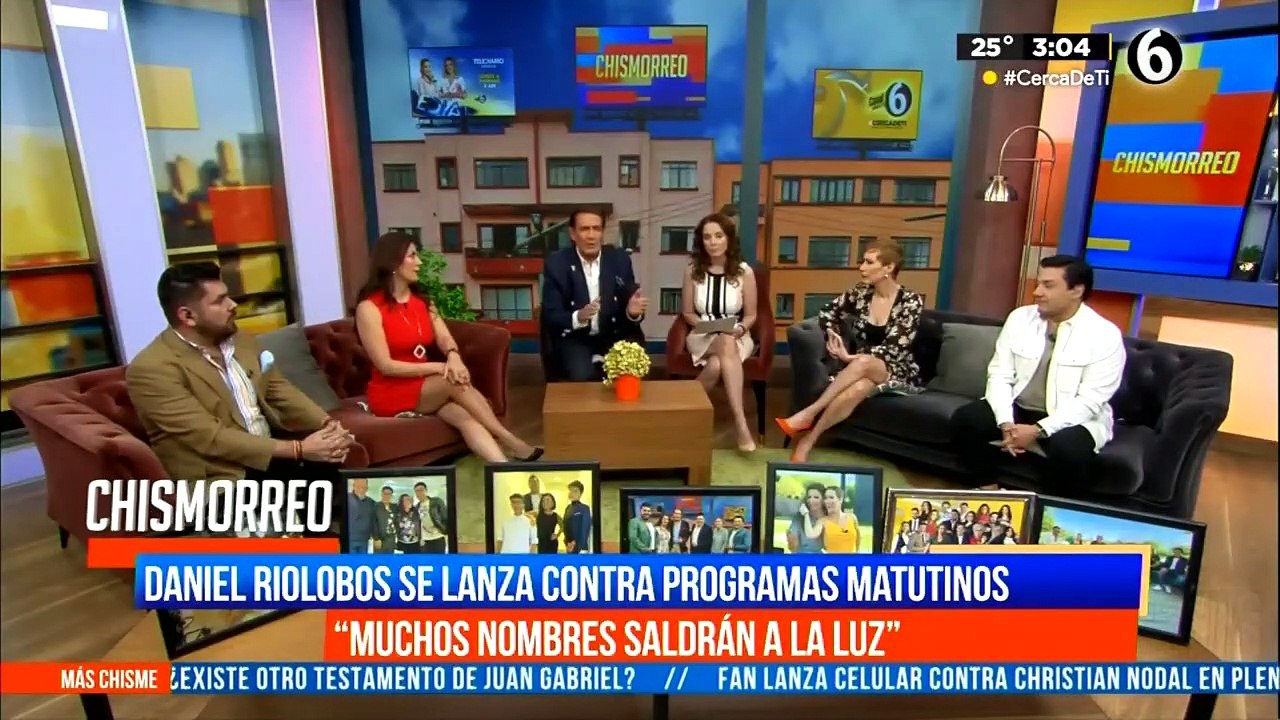 "Muchos nombres saldrán a la luz": Daniel Riolobos se lanza contra programas matutinos