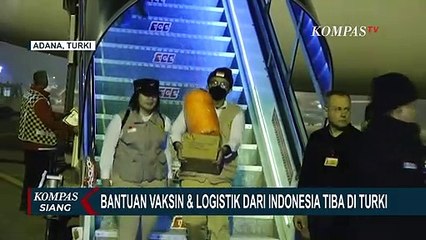 Menko PMK Serahkan Bantuan Vaksin & Logistik dari Indonesia kepada Duta Besar Turki