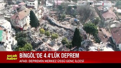 Uzmanların dikkat çektiği Bingöl'de 4.4 büyüklüğünde deprem!