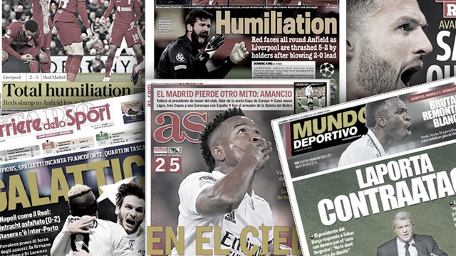 La nouvelle remontada du Real Madrid choque toute l’Europe, la sensation Napoli enflamme l’Italie