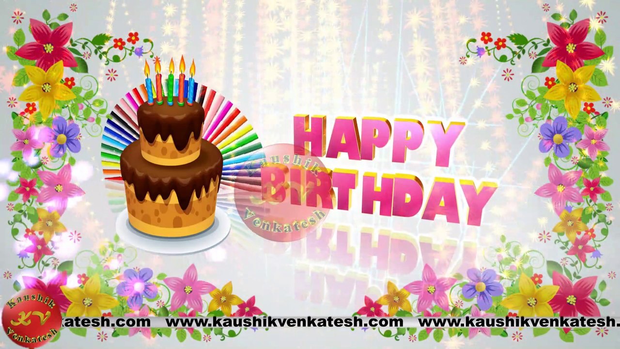 Happy Birthday Wishes Video, Greetings, Animation, Status, Quotes