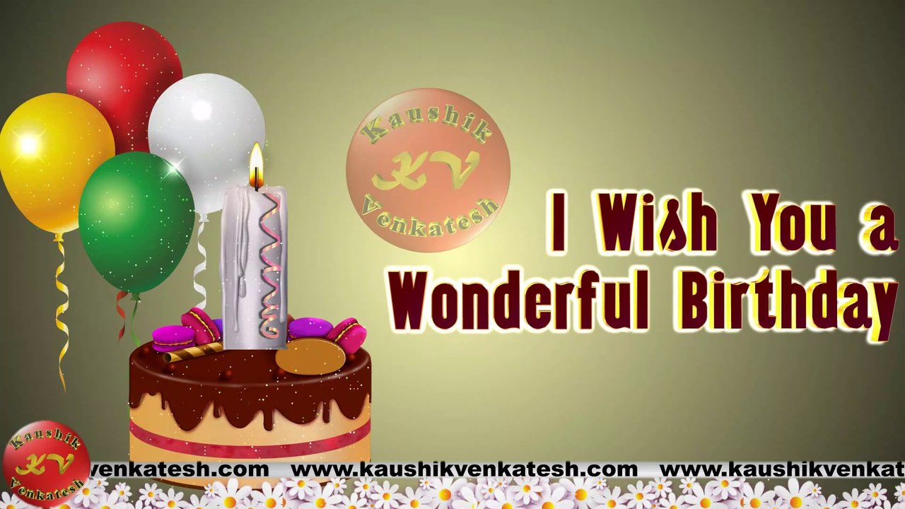 Happy Birthday Wishes, Video, Greetings, Animation, Birthday Status, Quotes, Messages (Free)