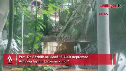 Prof. Dr. Sözbilir açıkladı! '6.4'lük depremde Antakya fayının bir kısmı kırıldı'