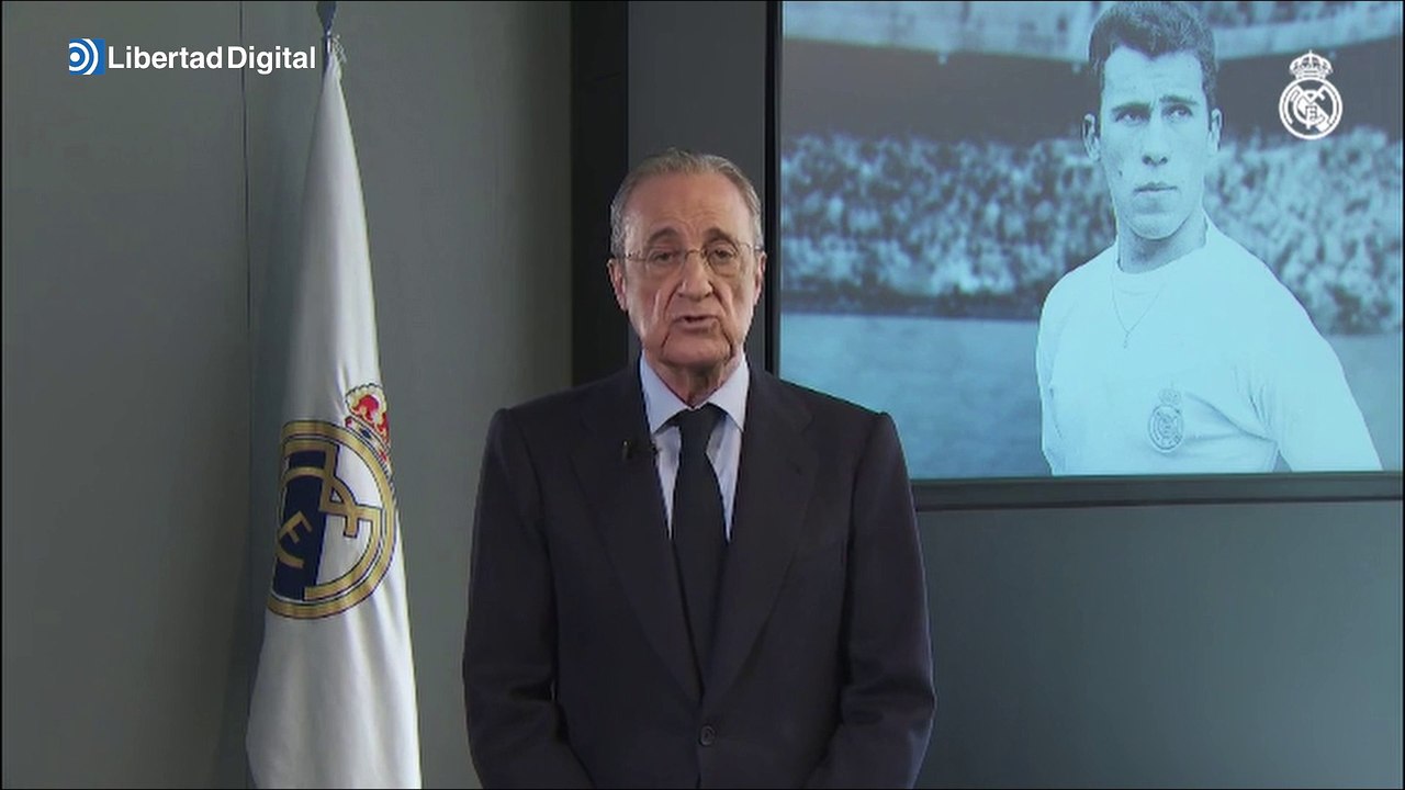 Florentino Pérez: "Gracias, querido Amancio, por todo lo que hiciste"
