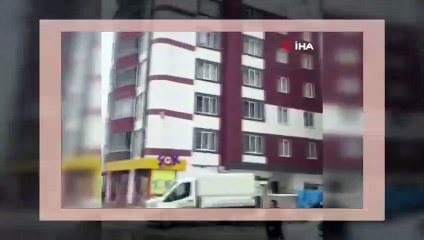 Depremin yeni görüntüleri ortaya çıktı... Bina böyle çöktü!