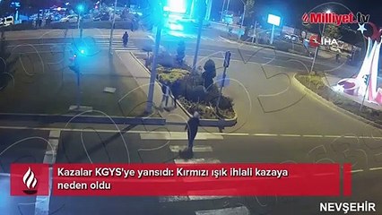 Kazalar KGYS'ye yansıdı: Kırmızı ışık ihlali kazaya neden oldu