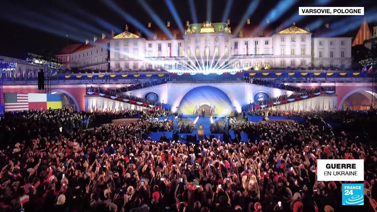 Biden à Varsovie : l'Ukraine reste "libre", le président américain réaffirme son soutien à Kiev