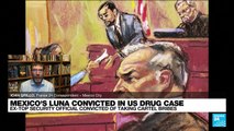 Architect of Mexico's drug war convicted in US of trafficking
