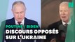 Guerre en Ukraine : le discours de Poutine, la réponse de Biden