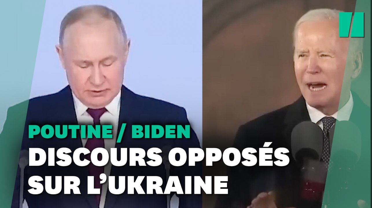 Guerre en Ukraine : le discours de Poutine, la réponse de Biden