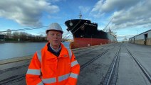 Massive ship TORM AUSTRALIA drops anchor at Port of Sunderland