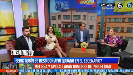 Apio Quijano aclara rumores sobre supuesta relación con Erik Rubín