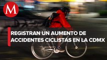 Accidentes ciclistas en la Ciudad de México se triplican