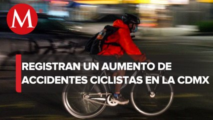 Accidentes ciclistas en la Ciudad de México se triplican