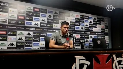 Download Video: Técnico do Vasco fala sobre a possibilidade de Andrey Santos enfrentar o Flamengo