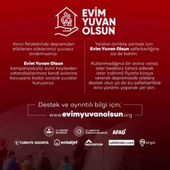 "Evim Yuvan Olsun" kampanyasına 3 günde 4 bin 568 başvuru