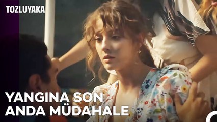 Cemre yangın ortasında kaldı -Tozluyaka