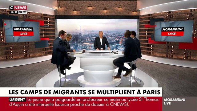 Gros clash dans Morandini Live quand Albert Bathie propose d'envoyer les migrants installé au bord du périphérique en province : Vous dites vraiment n'importe quoi !