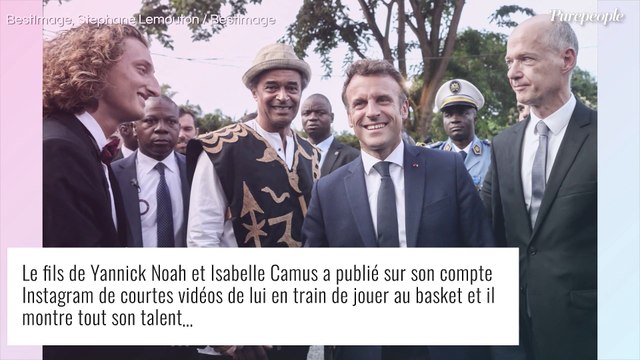 Yannick Noah: Son fils Joalukas aussi doué au basket que Joakim ! Il fait parler son talent en vidéo