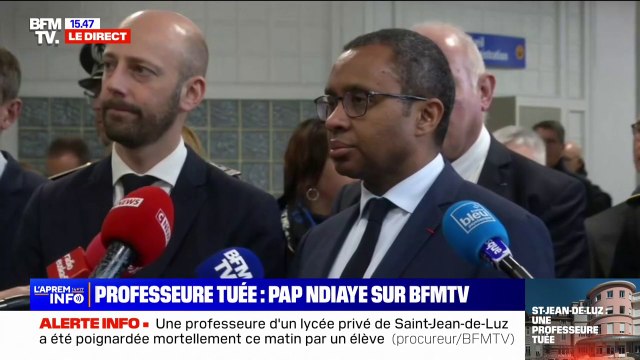Enseignante mortellement poignardée à Saint-Jean-de-Luz: C'est un jour triste pour l'Éducation nationale , souligne Pap Ndiaye
