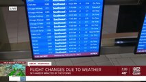 Sky Harbor flights temporarily delayed due to weather